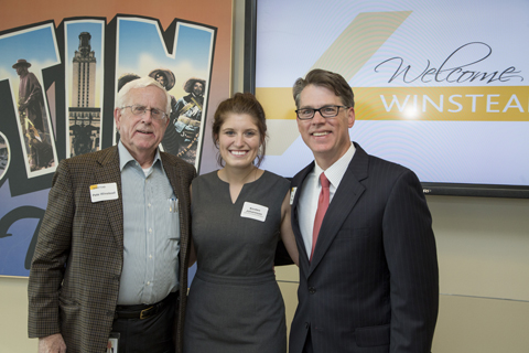 (L to R: Pete Winstead, Kirsten Johansson, Stewart Whitehead)